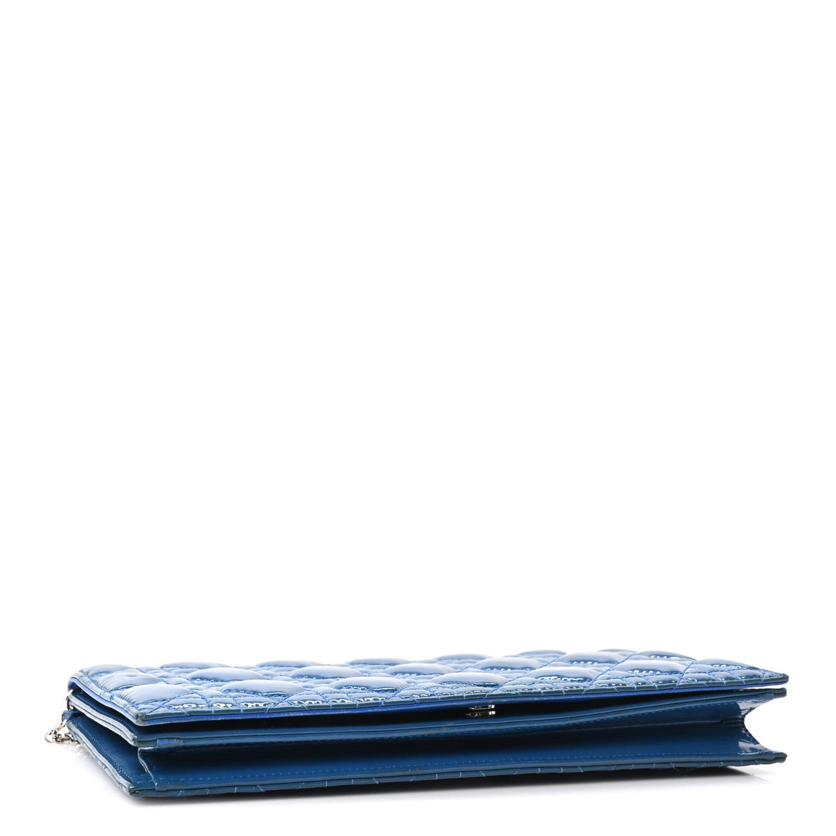 Patent Cannage Lady Dior Convertible Clutch Blue wholesalehk.shop