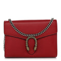 Calfskin Mini Dionysus Chain Wallet Hibiscus Red wholesalehk.shop