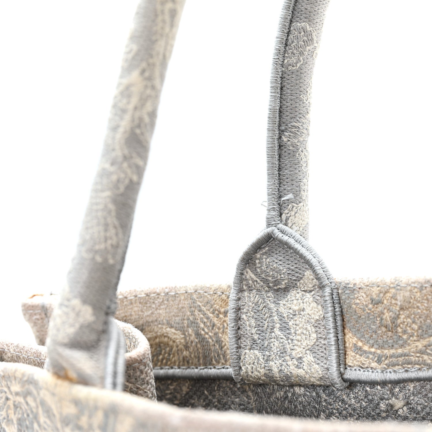 Canvas Embroidered Medium Dioriviera Toile De Jouy Reverse Book Tote Gray £¨ Direct shipment via from wholesalehk.shop