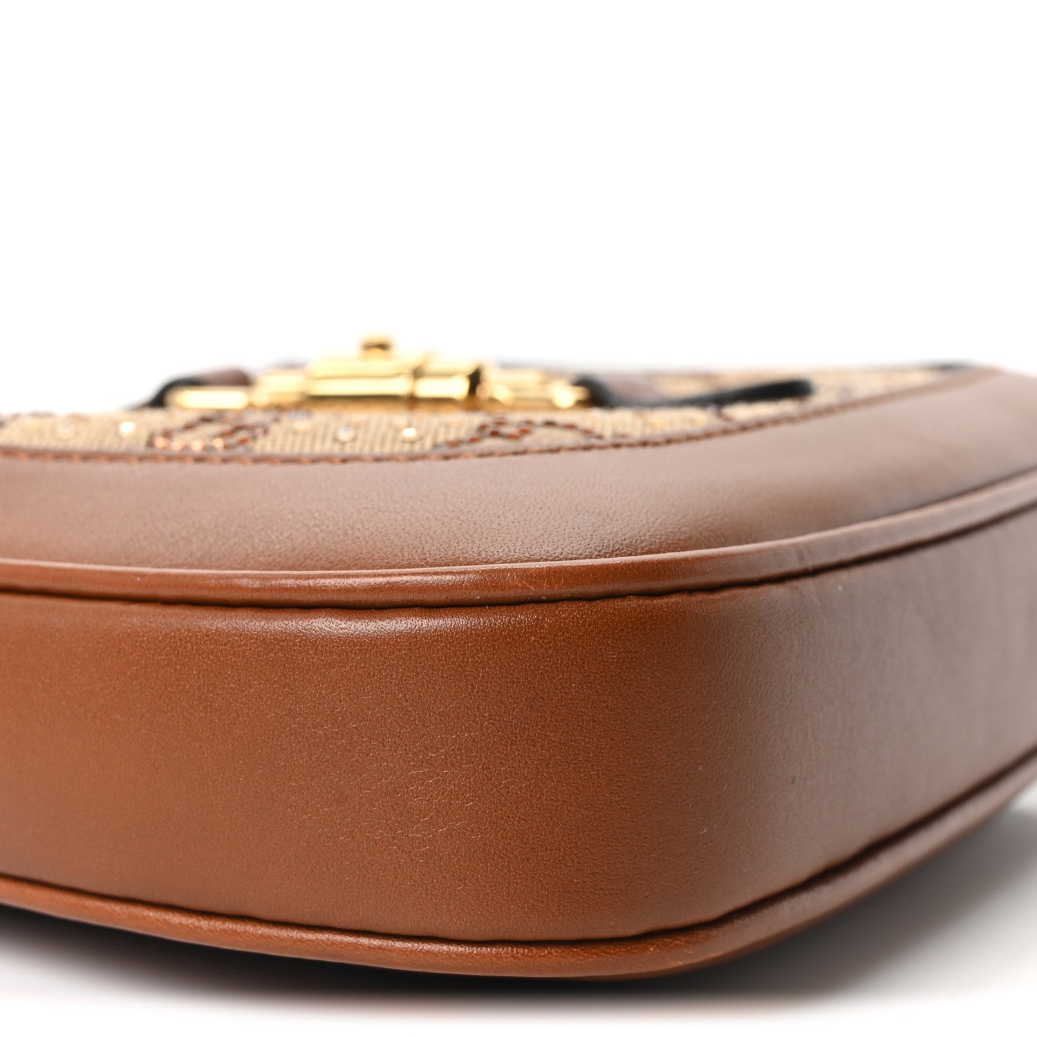 New Canvas Charisma Calfskin Crystal GG Monogram Mini Jackie 1961 Hobo Camel Ebony £¨ Direct shipment via from wholesalehk.shop
