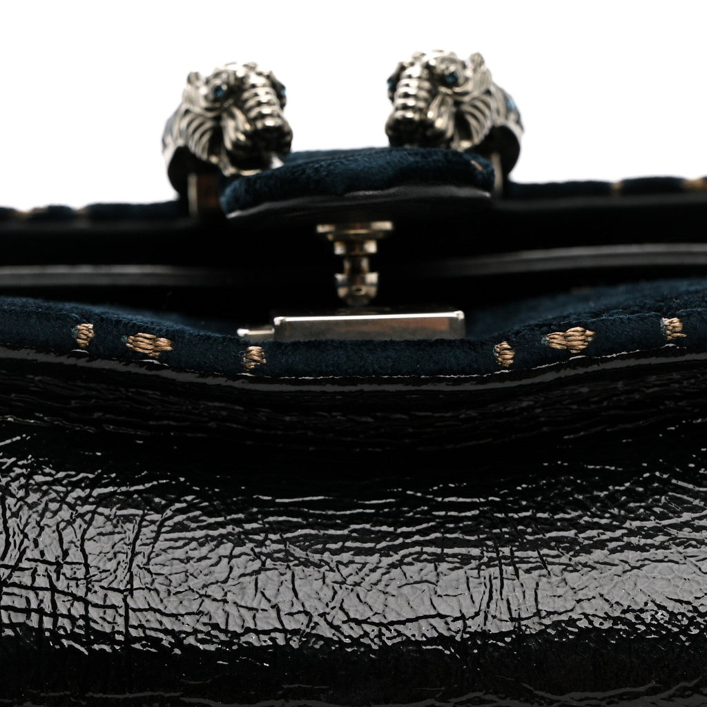 Velvet Skipper Crystal GG Monogram Small Dionysus Shoulder Bag Blue Beige Black wholesalehk.shop