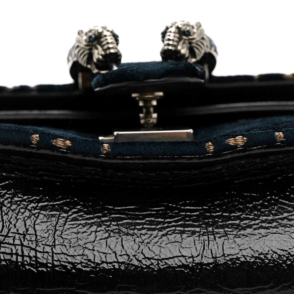 Velvet Skipper Crystal GG Monogram Small Dionysus Shoulder Bag Blue Beige Black wholesalehk.shop