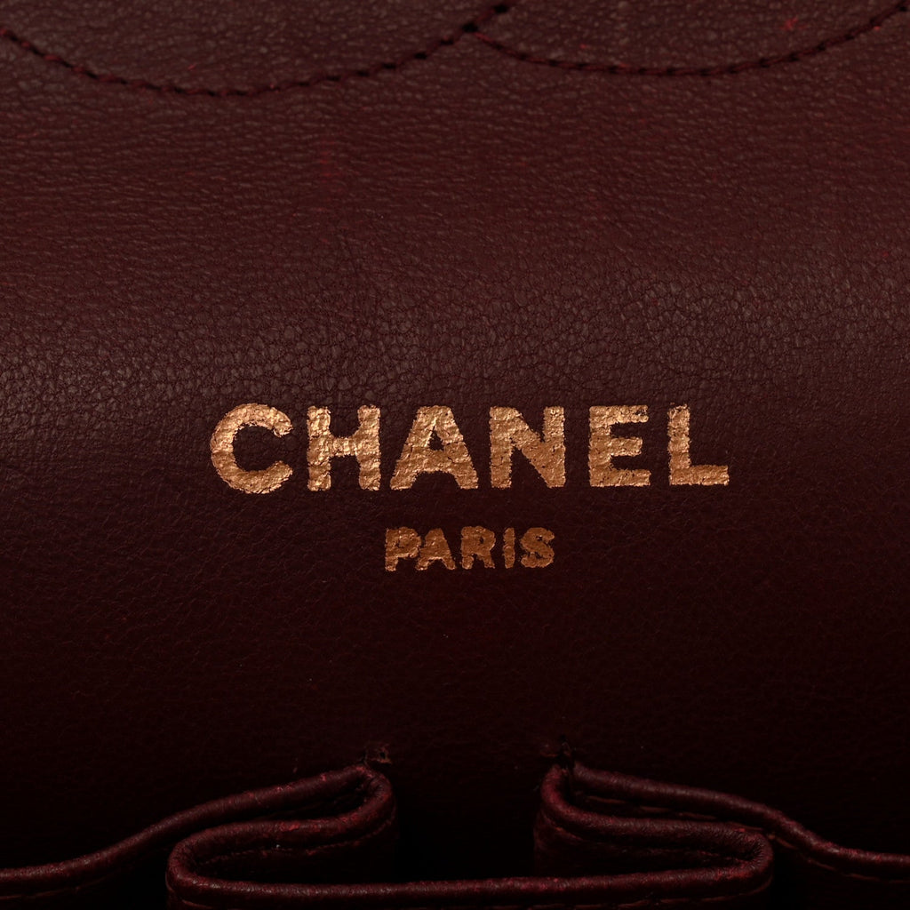 Lambskin Quilted Medium Double Flap Bijoux Chain Black wholesalehk.shop
