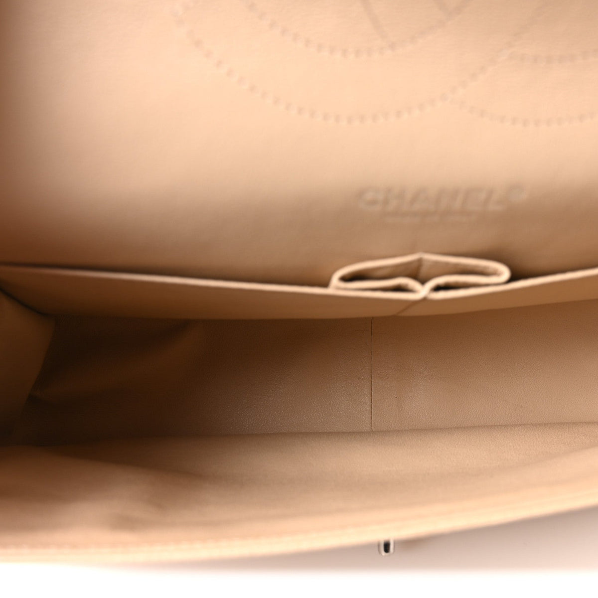 Caviar Quilted Jumbo Double Flap Beige Clair wholesalehk.shop