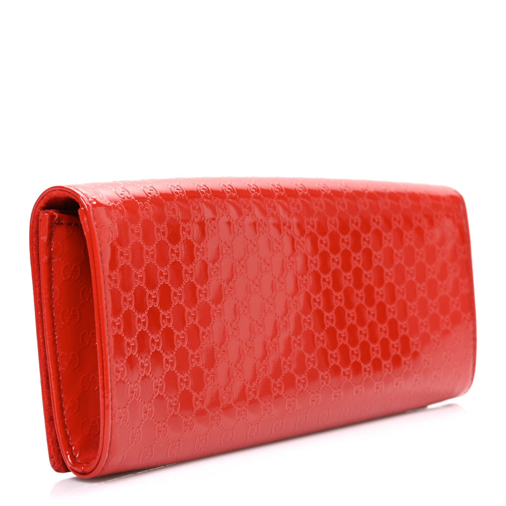 Patent Microguccissima Small Broadway Clutch Red £¨ Direct shipment via from wholesalehk.shop