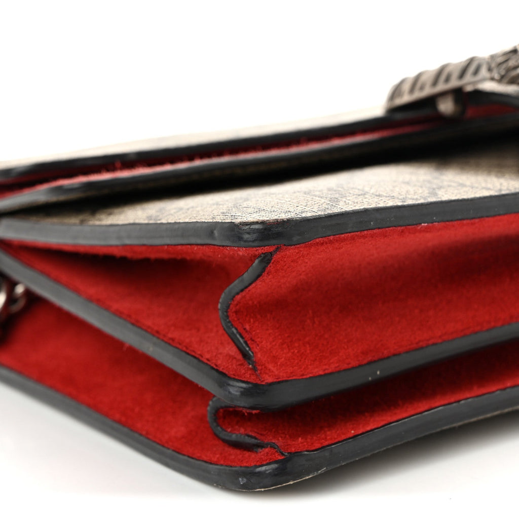GG Supreme Monogram Small Dionysus Shoulder Bag Red wholesalehk.shop