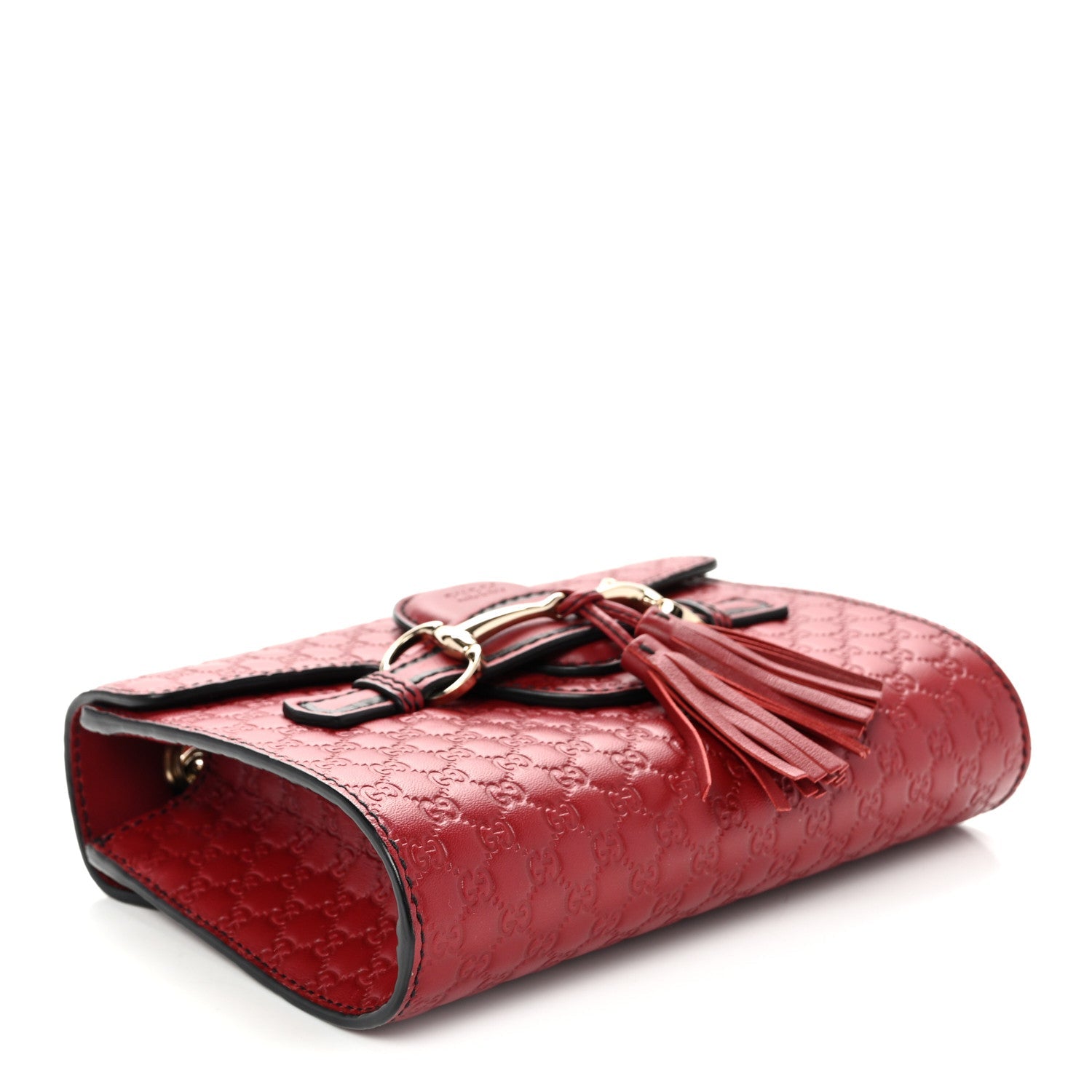 Soft Microguccissima Mini Emily Chain Shoulder Bag Rosso £¨ Direct shipment via from wholesalehk.shop