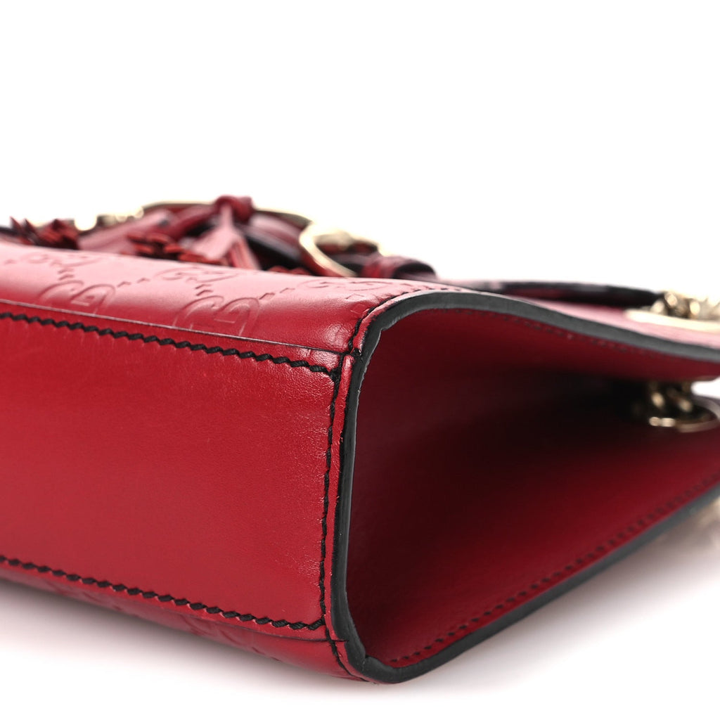 Guccissima Small Emily Shoulder Bag Red £¨ Direct shipment via from wholesalehk.shop