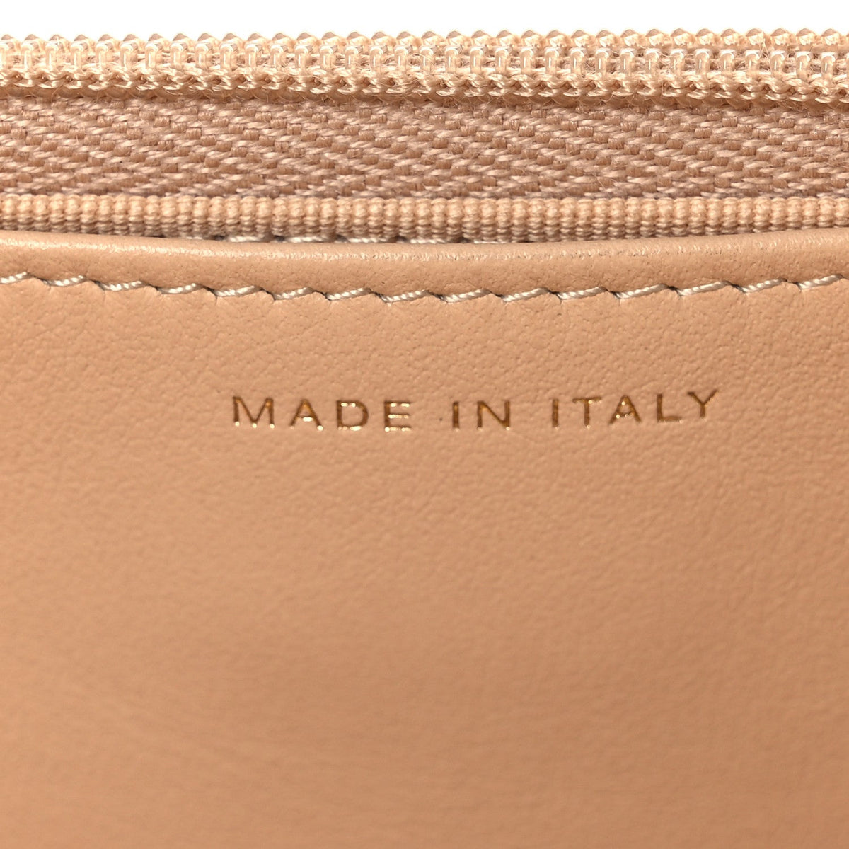 Caviar Quilted Wallet on Chain WOC Beige wholesalehk.shop