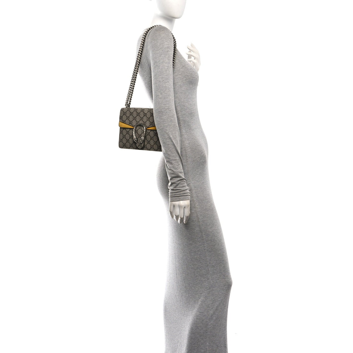 GG Supreme Monogram Mini Dionysus Shoulder Bag Yellow wholesalehk.shop