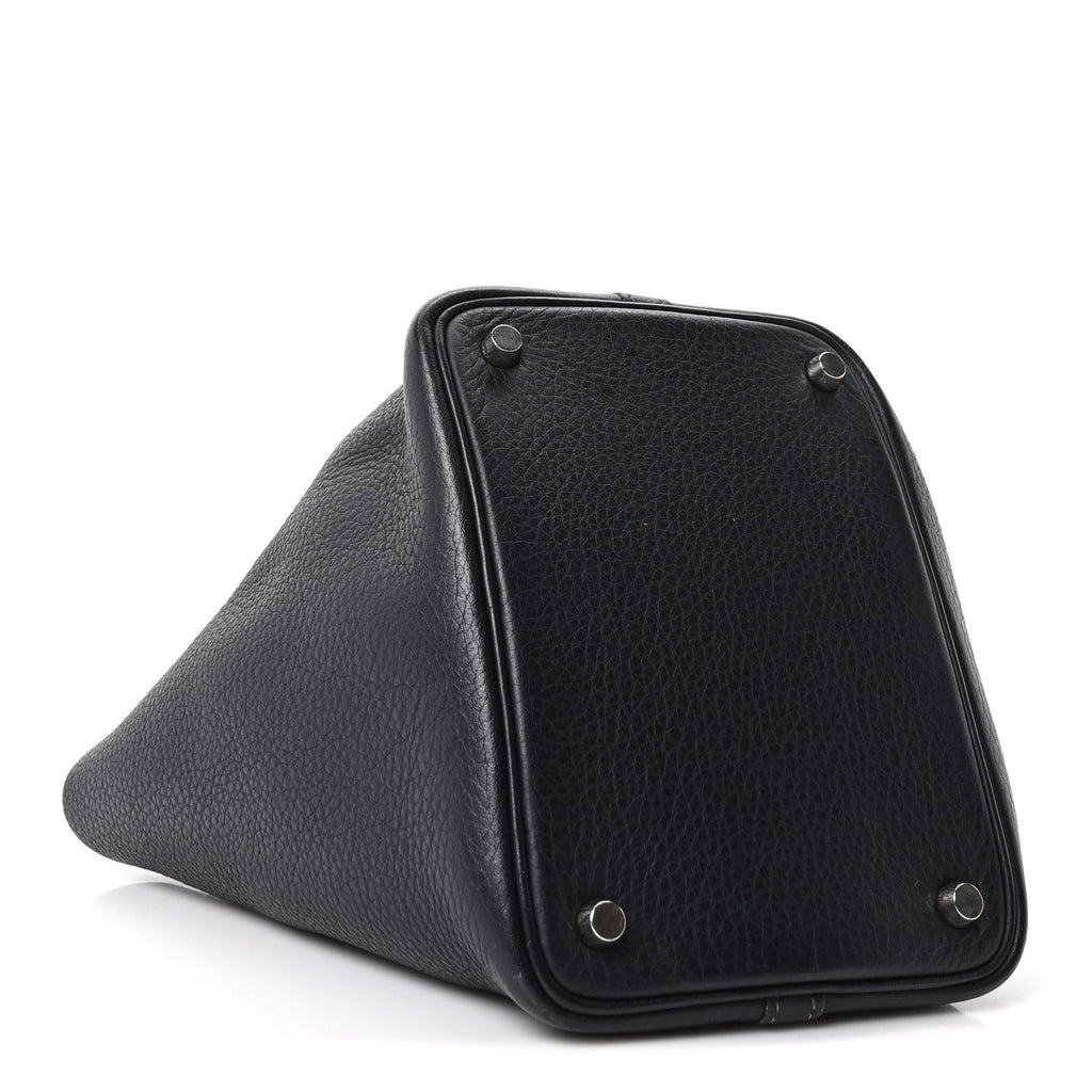 Taurillon Clemence Picotin Lock 18 PM Bleu Indigo £¨ Direct shipment via from wholesalehk.shop