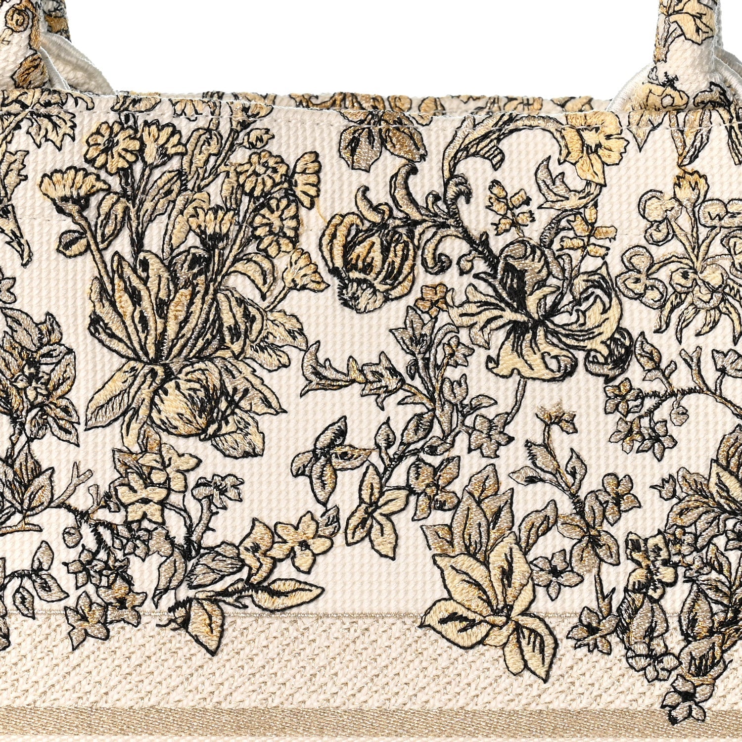 Canvas Embroidered Large Dioriviera Toile De Jouy Book Tote Gold £¨ Direct shipment via from wholesalehk.shop