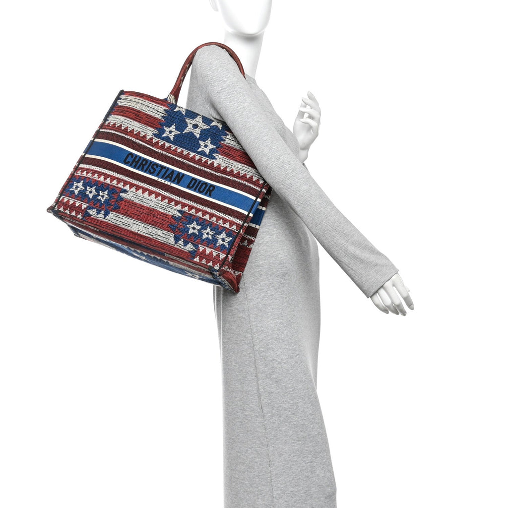 Canvas Embroidered Large Exclusive US Book Tote Multicolor £¨ Direct shipment via from wholesalehk.shop