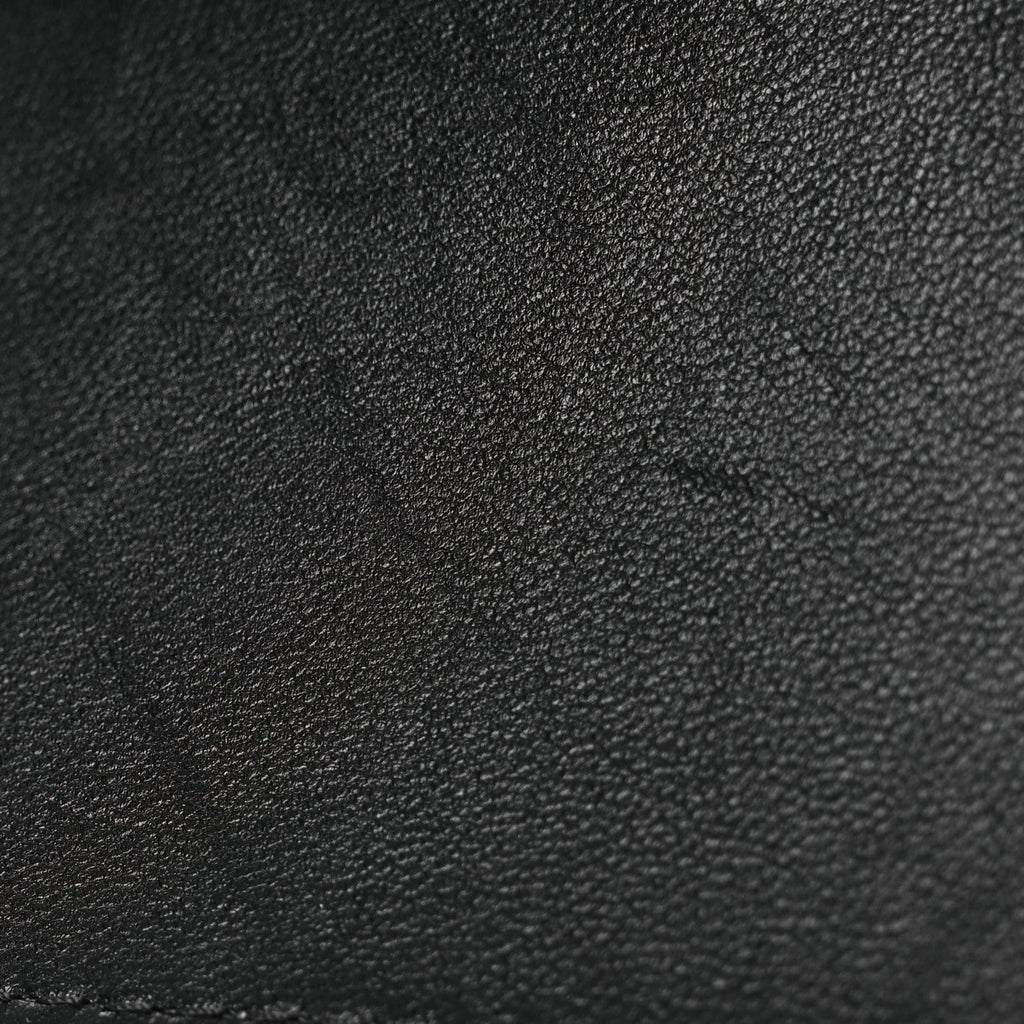 Lambskin Chevron Quilted Medium Double Flap Black wholesalehk.shop