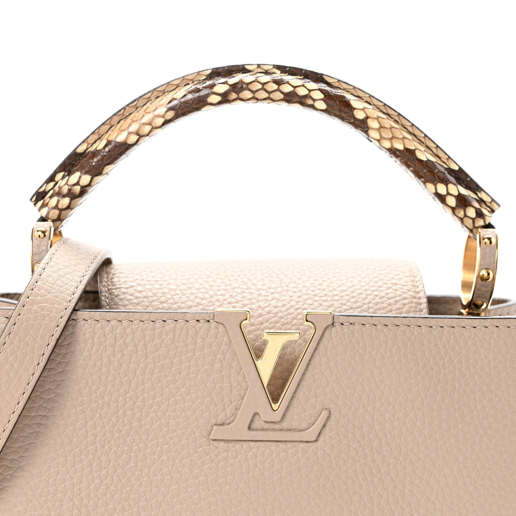 Taurillon Snakeskin Capucines BB Galet £¨ Direct shipment via from wholesalehk.shop
