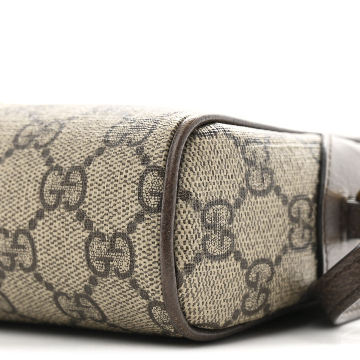 GG Supreme Monogram Textured Calfskin Super Mini Ophidia Shoulder Bag Beige Ebony New Acero wholesalehk.shop