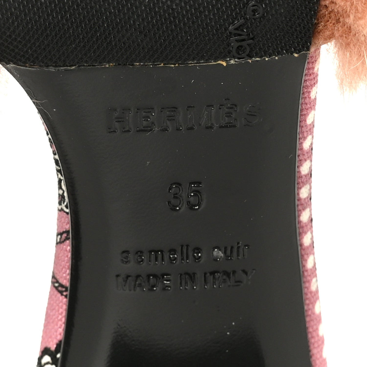 Mink Fur Oasis Sandals 35 Granit Pink wholesalehk.shop