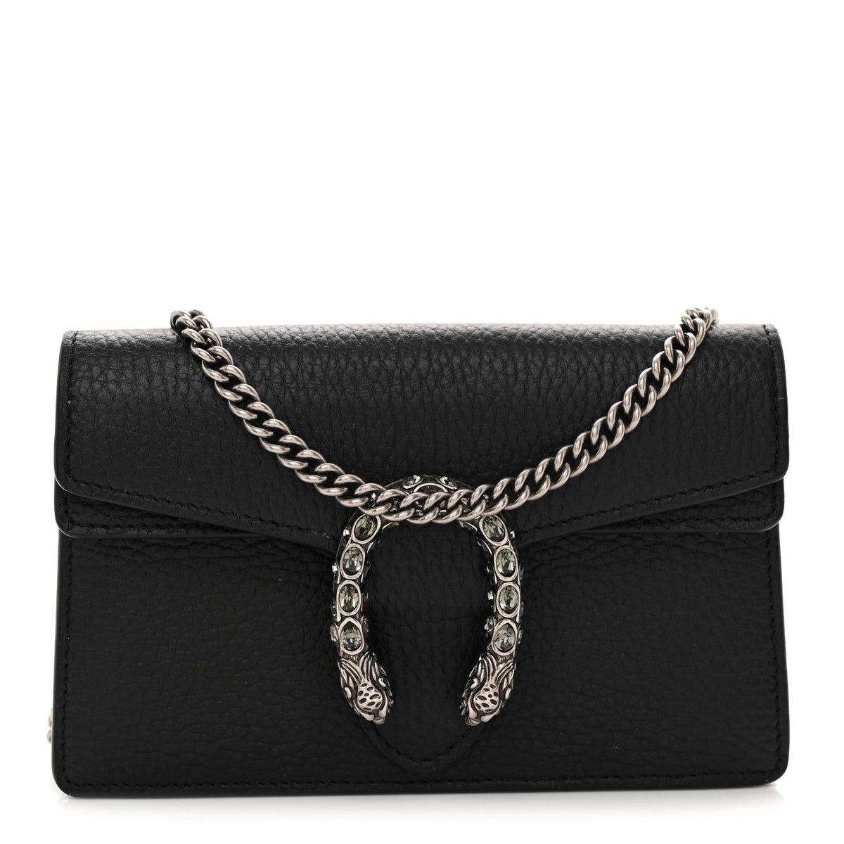 Calfskin Super Mini Dionysus Shoulder Bag Black wholesalehk.shop