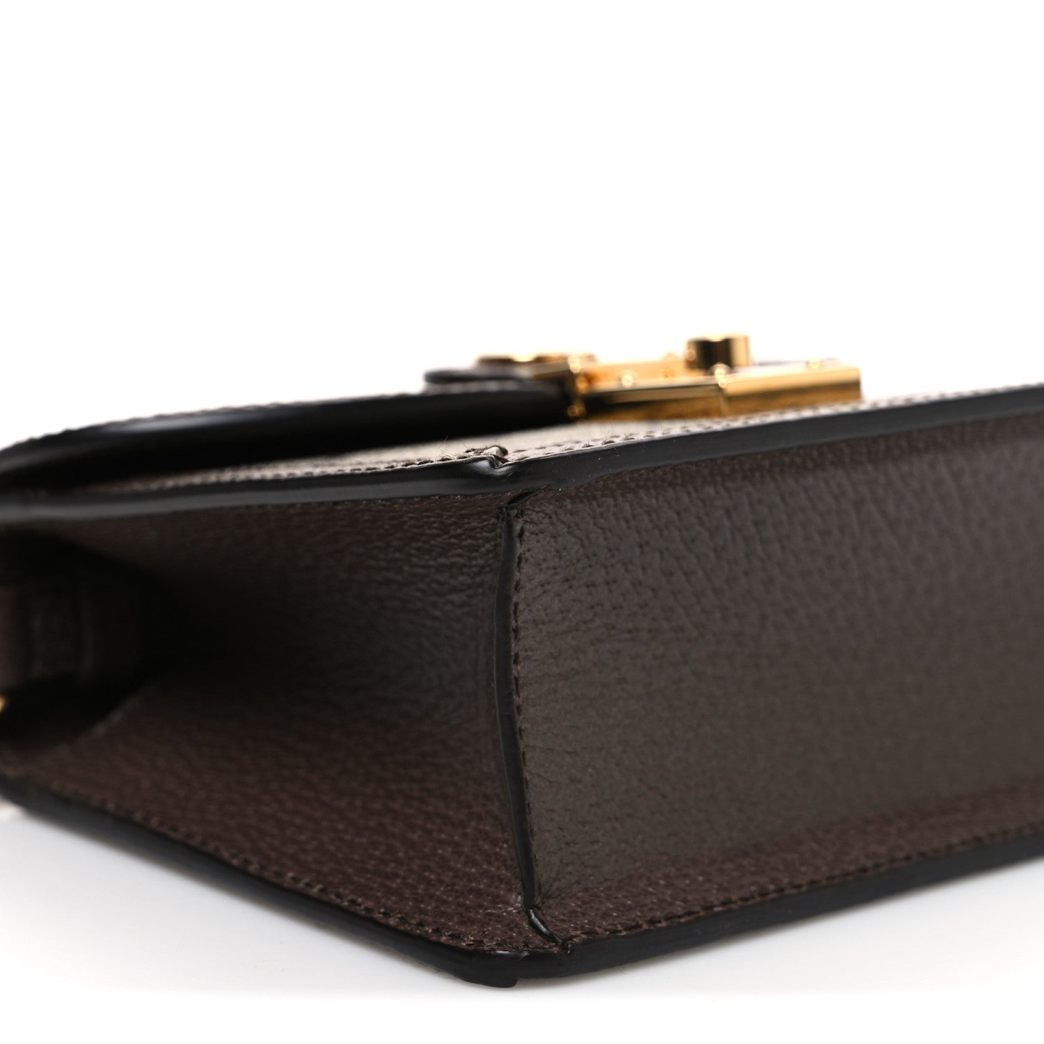 GG Supreme Monogram Textured Dollar Calfskin Web Mini Ophidia Padlock Top Handle Chain Shoulder Bag Beige Ebony New Acero £¨ Direct shipment via from wholesalehk.shop