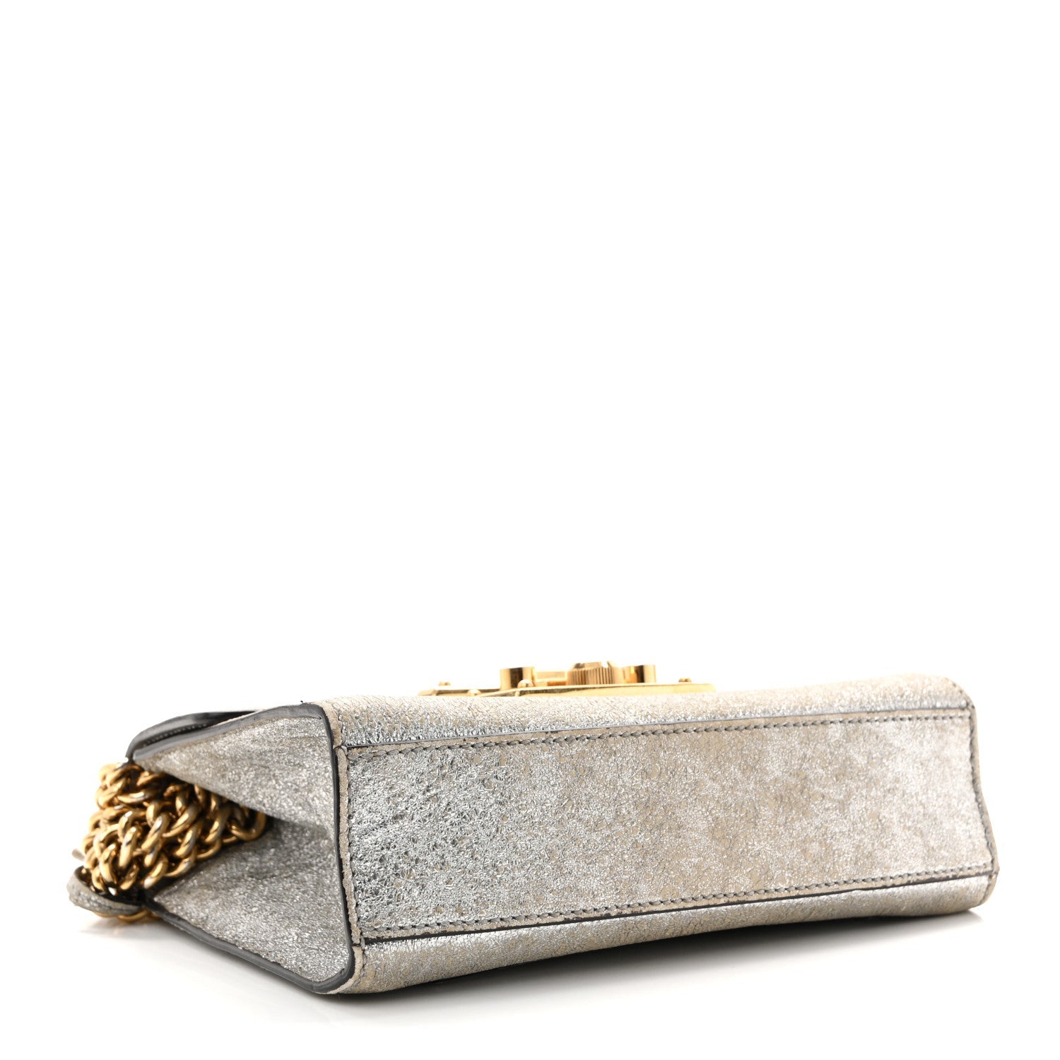 Galassia Small Padlock Shoulder Bag Platino £¨ Direct shipment via from wholesalehk.shop