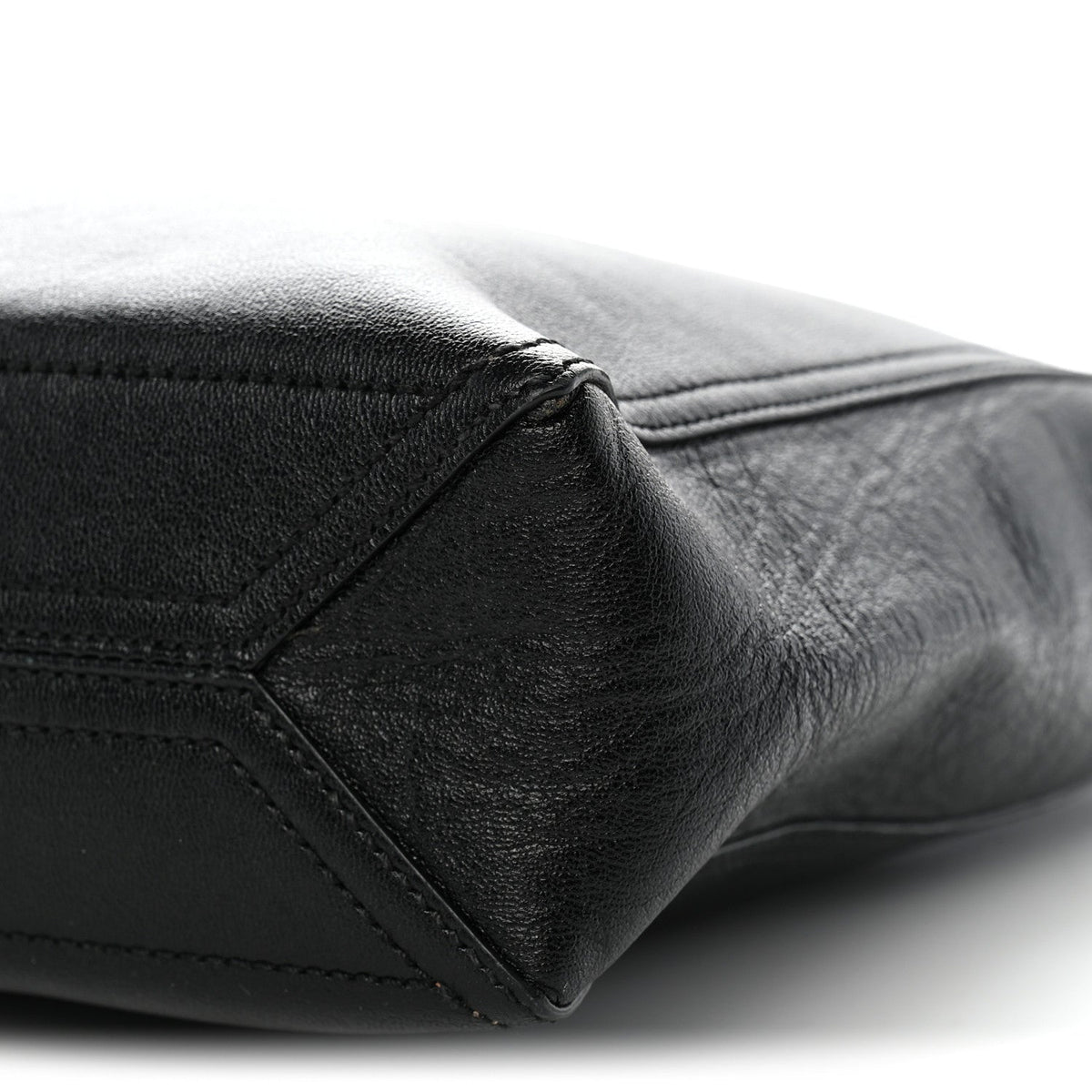 New Sakai Calfskin Lux Small Dahlia Tote Black wholesalehk.shop