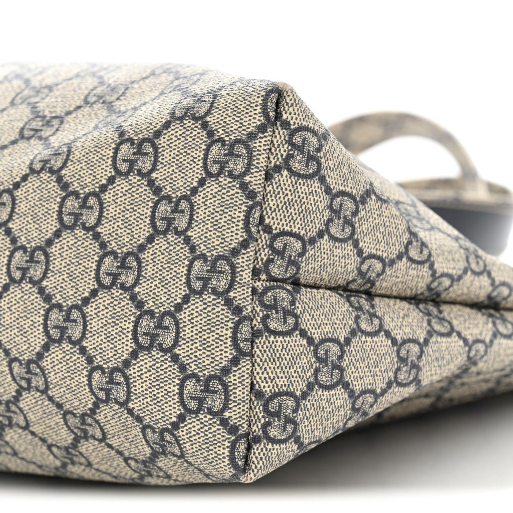 GG Plus Monogram Medium Signature Web Loop Tote Navy wholesalehk.shop