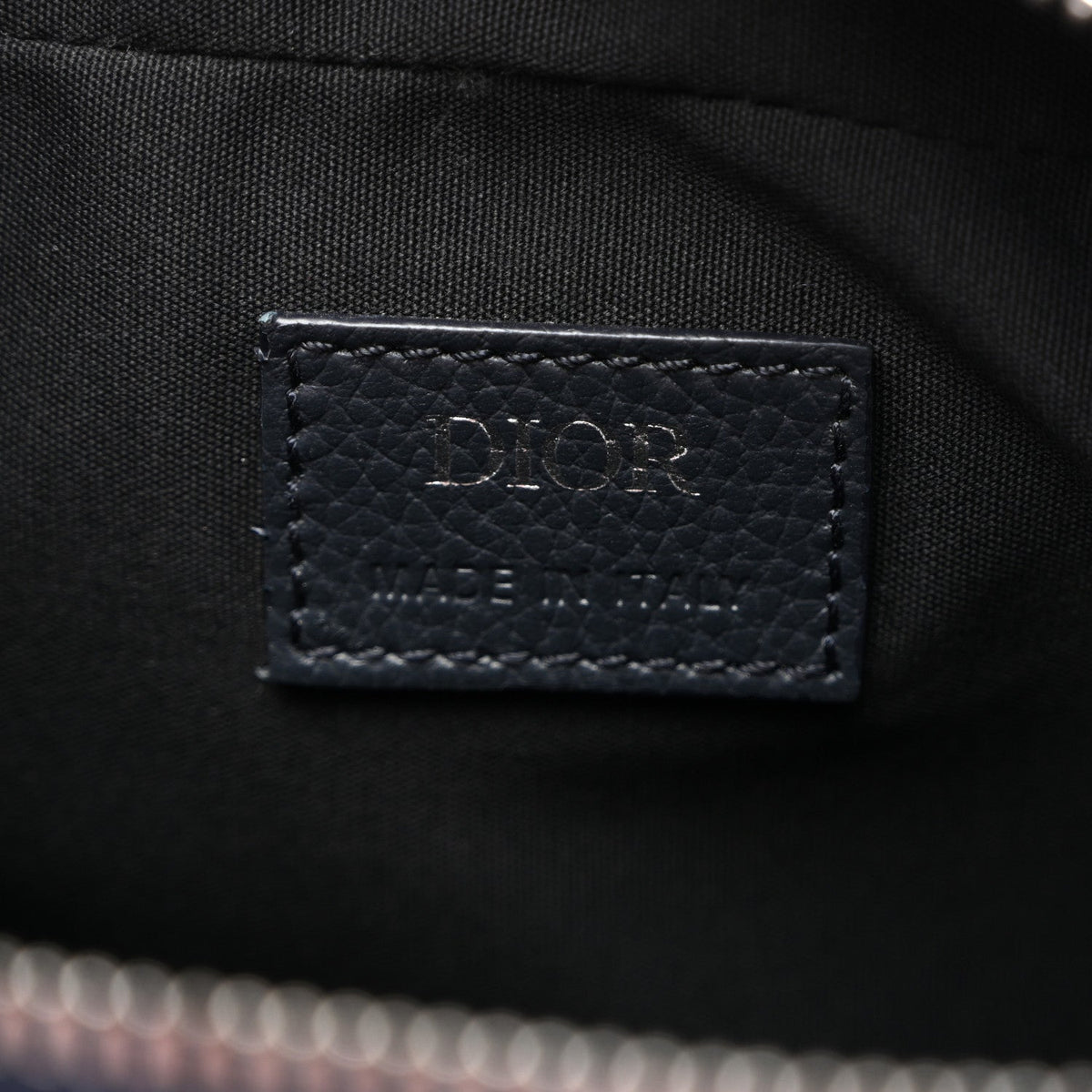 HOMME Oblique Jacquard Safari Messenger Navy Blue wholesalehk.shop