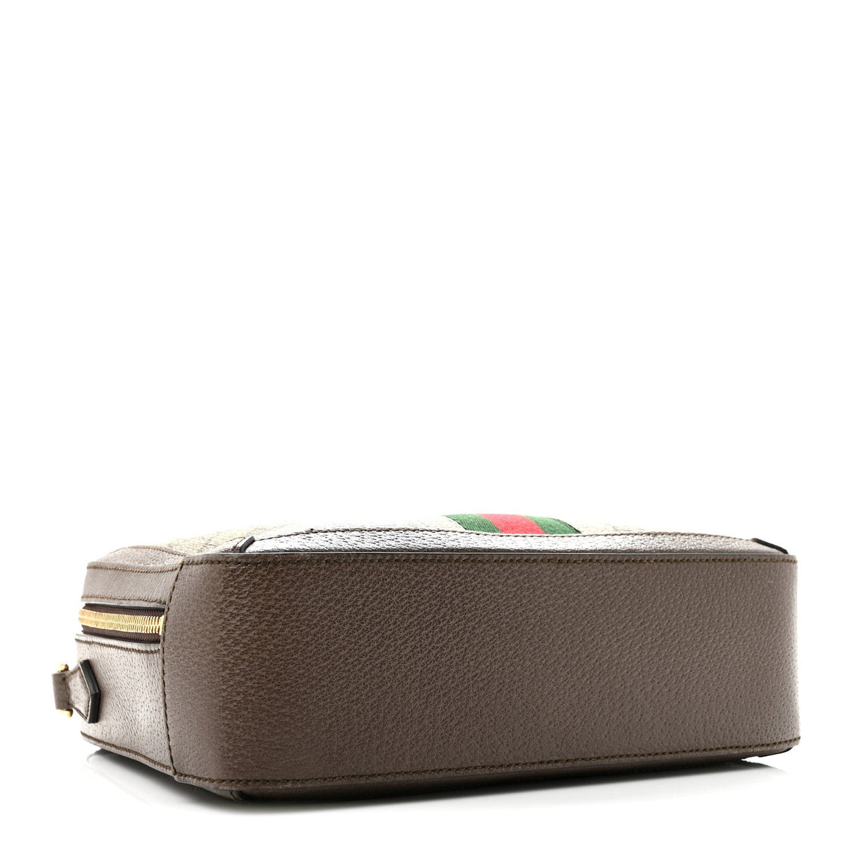 GG Supreme Monogram Web Small Ophidia Top Handle Shoulder Bag Brown wholesalehk.shop