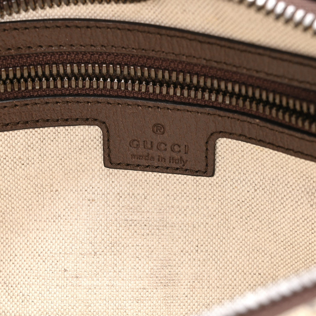 Soft GG Supreme Monogram Medium Ophidia Belt Bag Dark Brown wholesalehk.shop