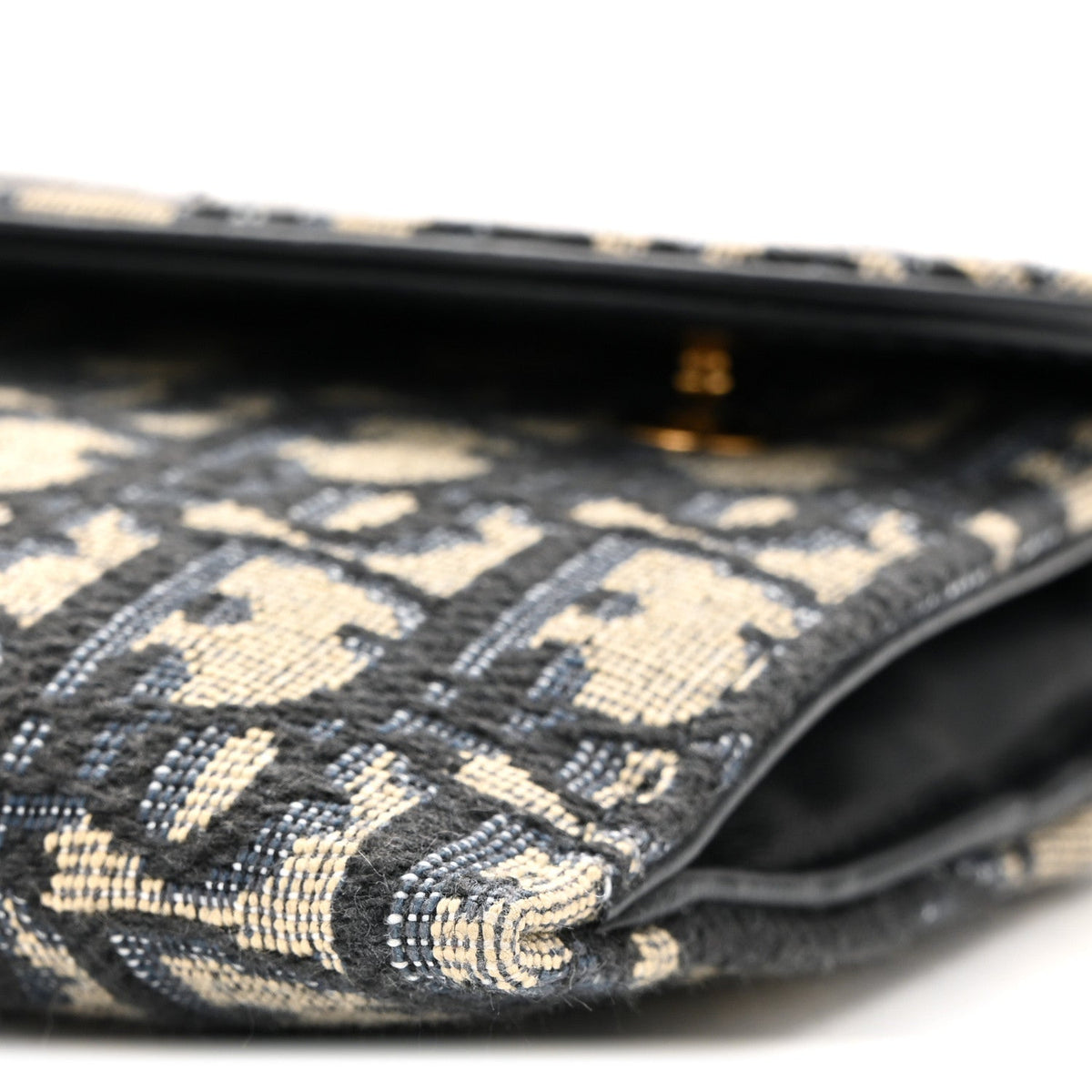 Oblique Saddle Chain Long Wallet Blue wholesalehk.shop