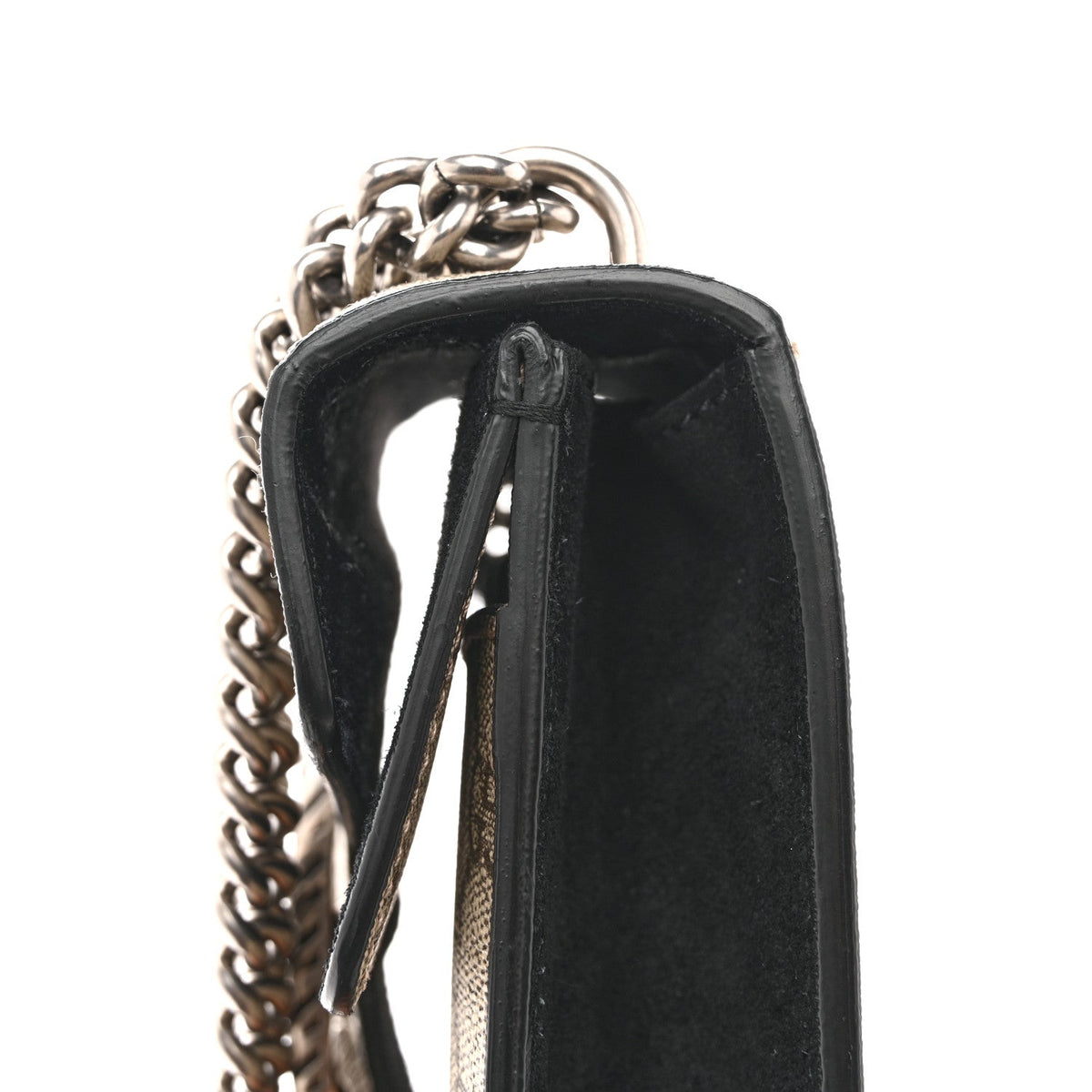 GG Supreme Monogram Mini Dionysus Shoulder Bag Black wholesalehk.shop