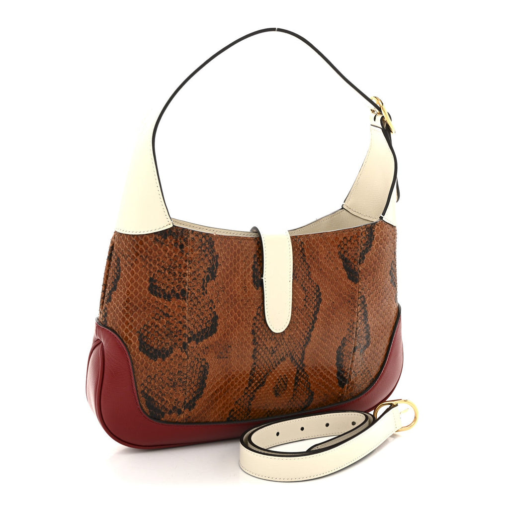 Snakeskin Calfskin Small Jackie 1961 Hobo Brown Multicolor £¨ Direct shipment via from wholesalehk.shop