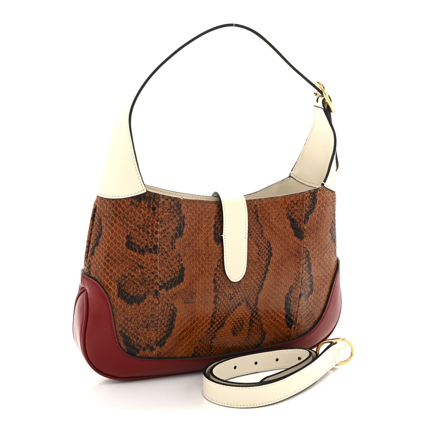 Snakeskin Calfskin Small Jackie 1961 Hobo Brown Multicolor £¨ Direct shipment via from wholesalehk.shop