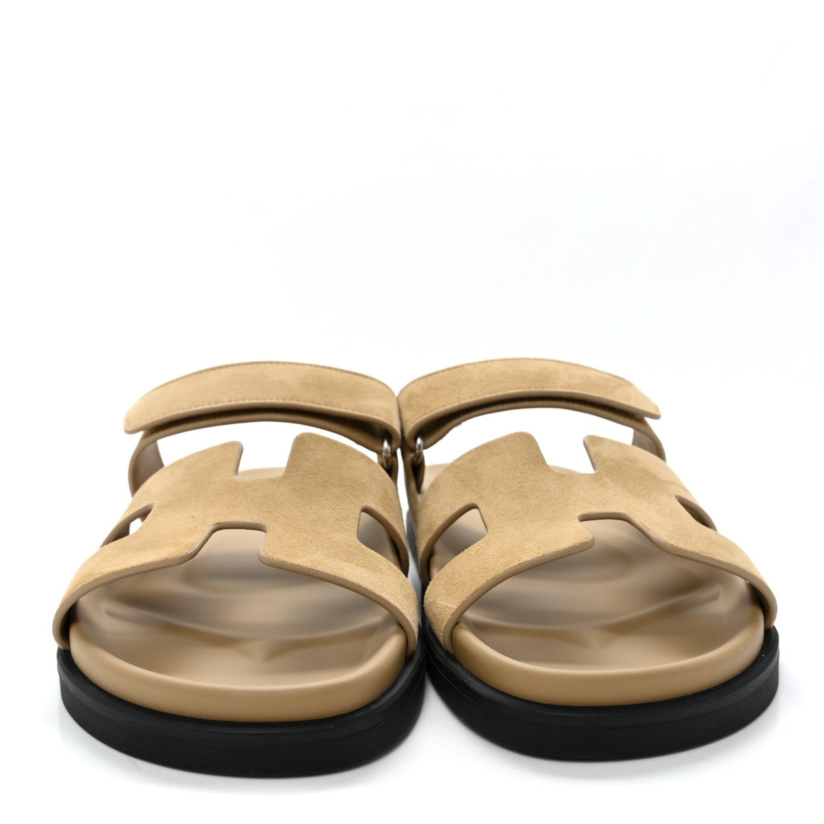 Suede Goatskin Womens Chypre Sandals 39 Beige Lin wholesalehk.shop