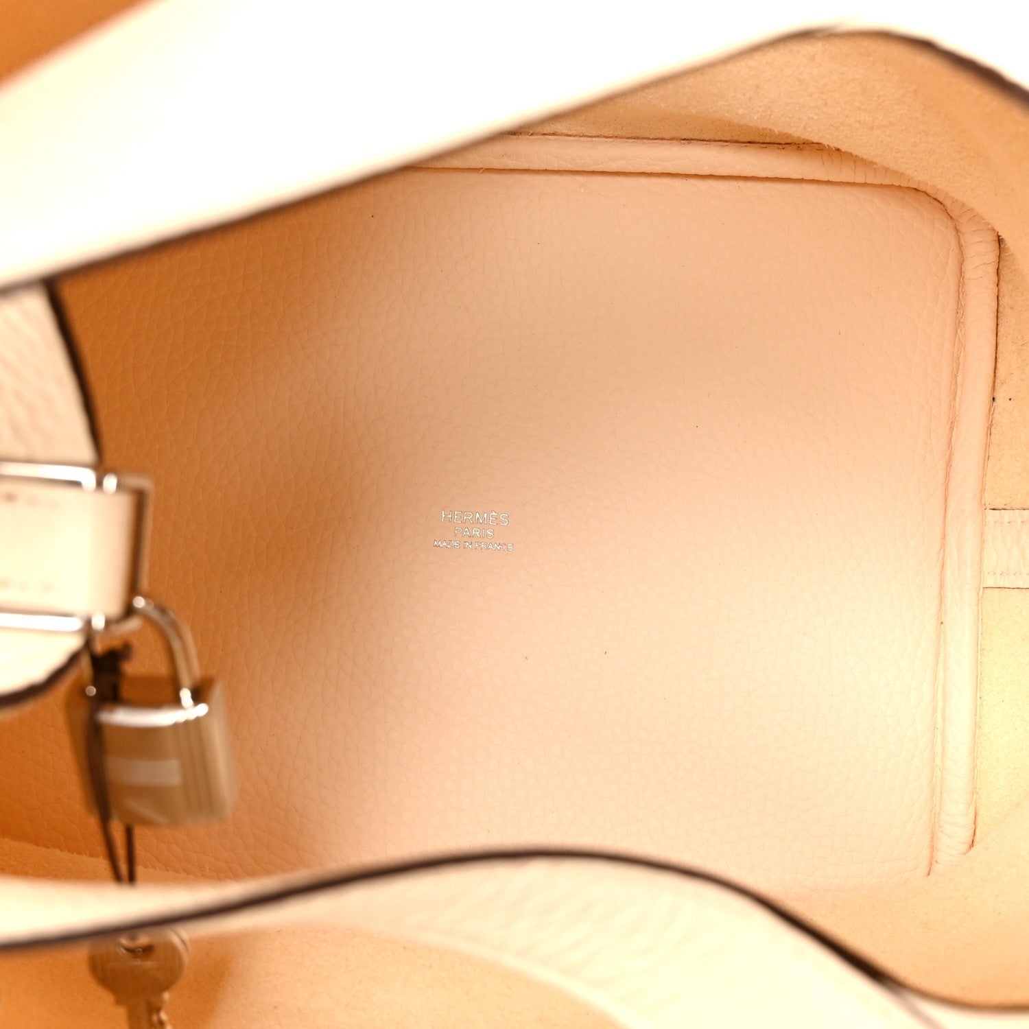 Taurillon Clemence Picotin Lock 22 MM Nata £¨ Direct shipment via from wholesalehk.shop