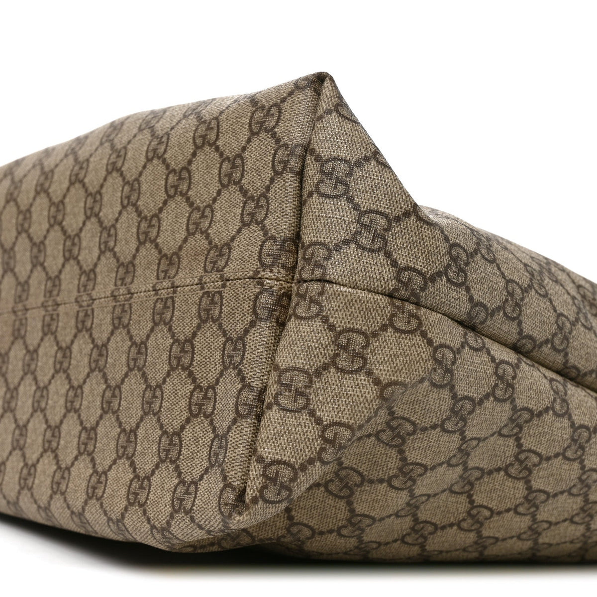 GG Supreme Monogram Vertical Tote Dark Brown wholesalehk.shop
