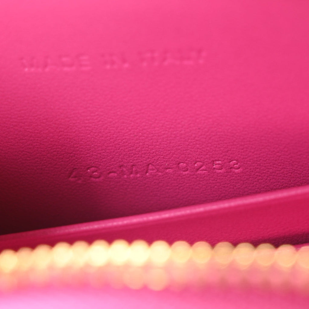 Calfskin CD Signature Oval Crossbody Camera Bag Rani Pink wholesalehk.shop