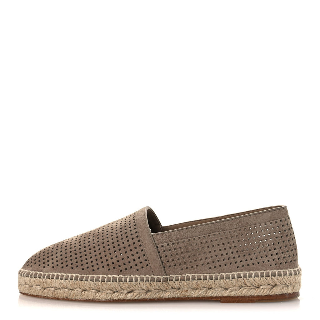 Suede Goatskin Mens Enrique Espadrilles 42 Beige Sable wholesalehk.shop