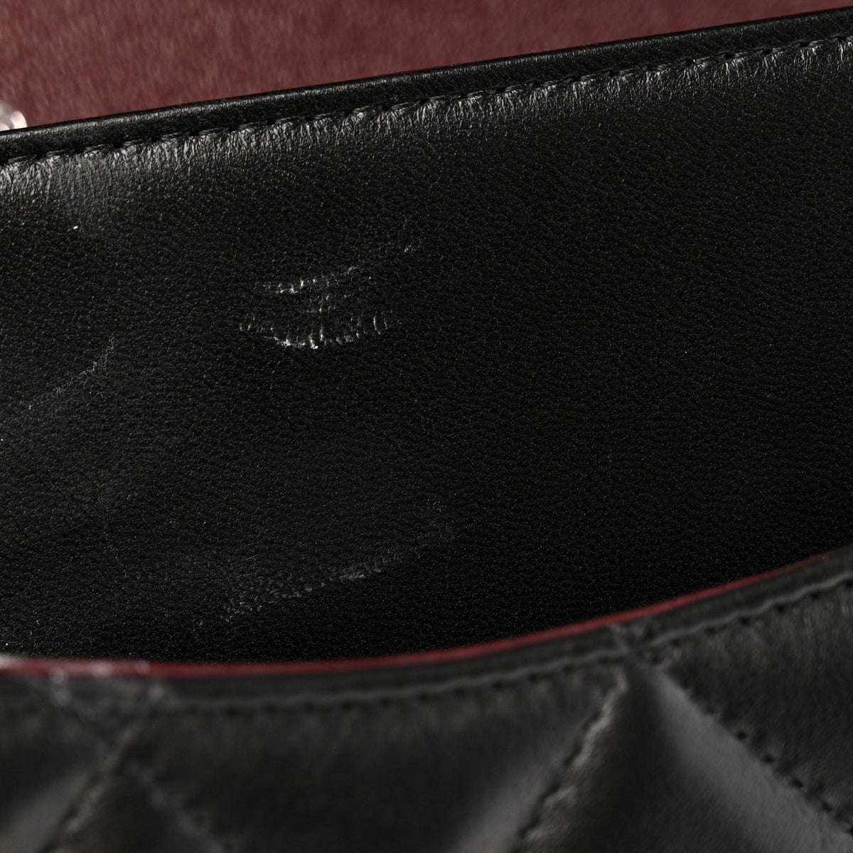 Lambskin Quilted Jumbo Double Flap Black wholesalehk.shop