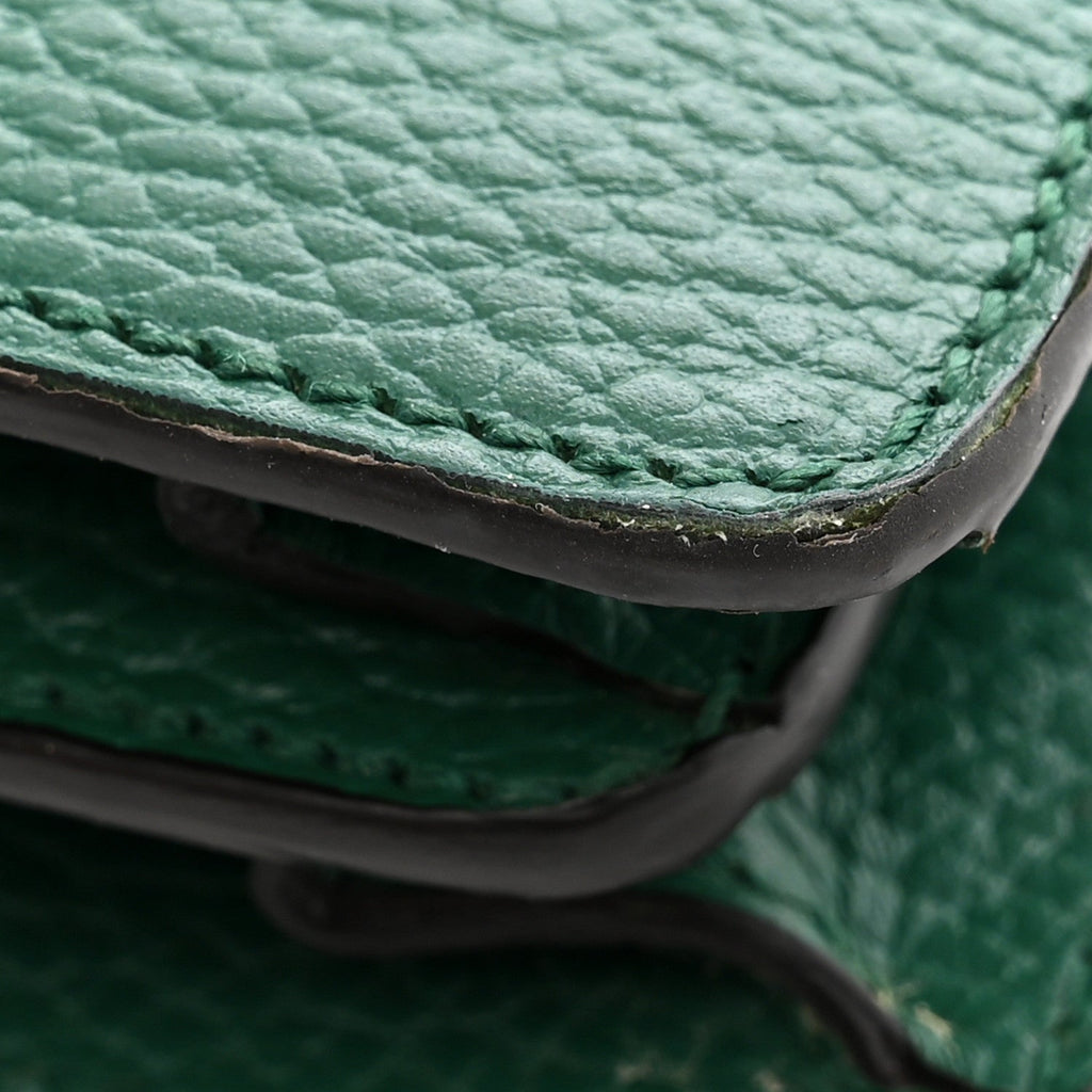 Pebbled Calfskin Small Dionysus Shoulder Bag Emerald wholesalehk.shop