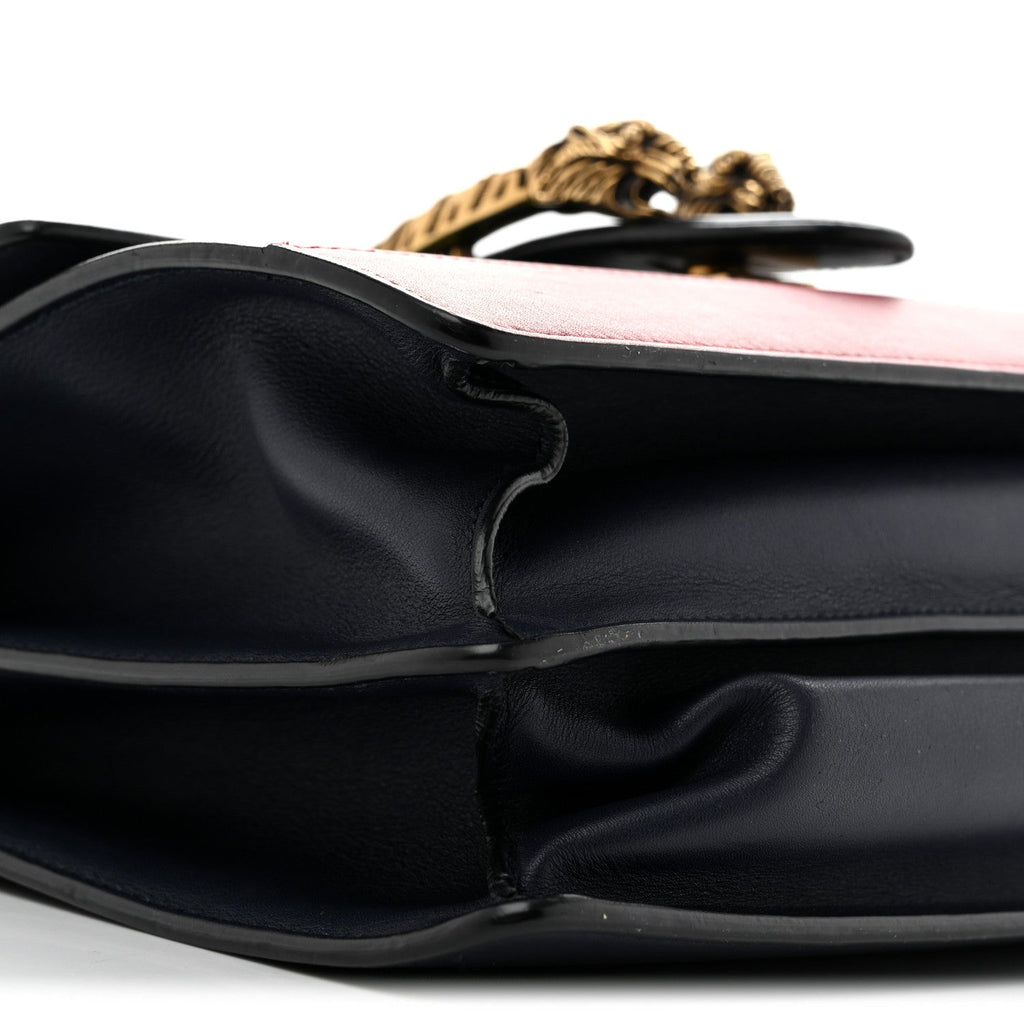 Moon Calfskin Bamboo Web Medium Dionysus Top Handle Bag Blue Emerald Hibiscus Red wholesalehk.shop