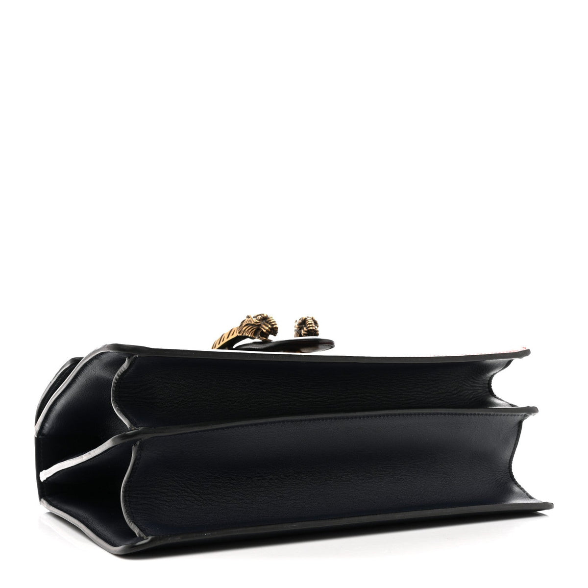 Moon Calfskin Web Medium Dionysus Bamboo Top Handle Bag Blue Emerald Hibiscus Red wholesalehk.shop