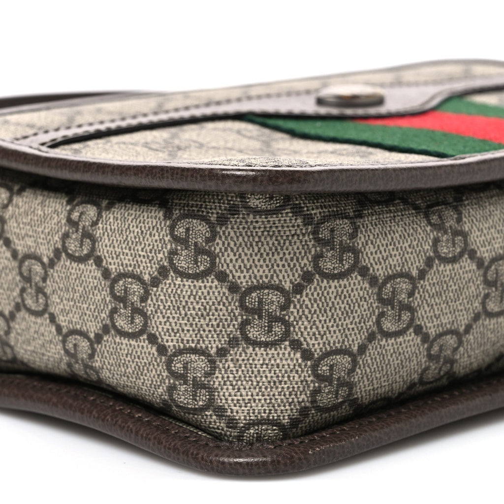 GG Supreme Monogram Web Ophidia Crossbody Bag Beige New Acero wholesalehk.shop