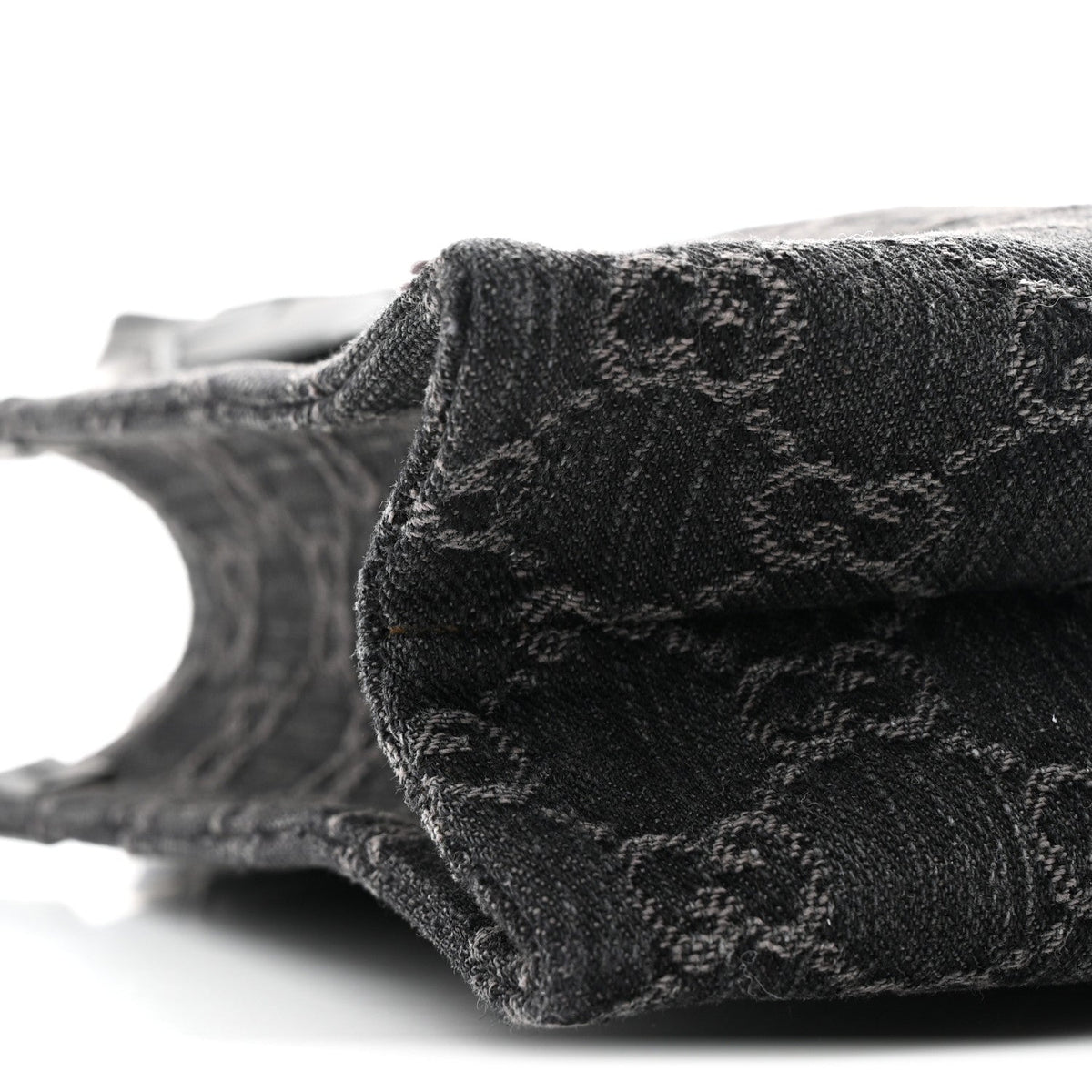 Denim Cuoio Harness GG Monogram Mini Ophidia Tote Bag Black Medium Grey wholesalehk.shop