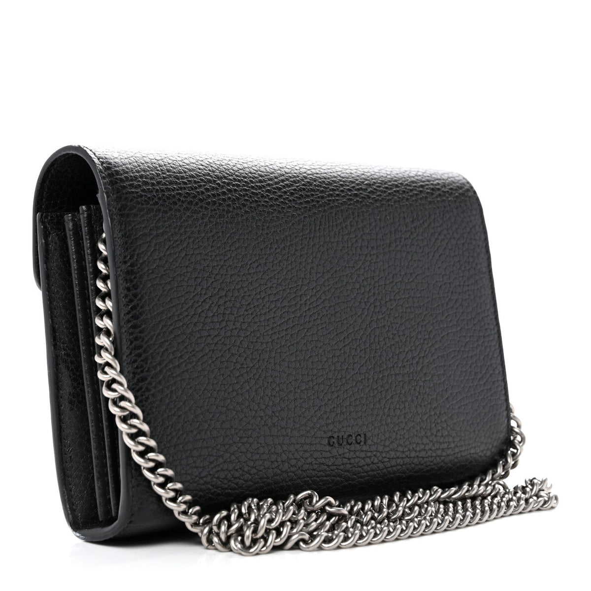 Calfskin Mini Dionysus Chain Wallet Black wholesalehk.shop