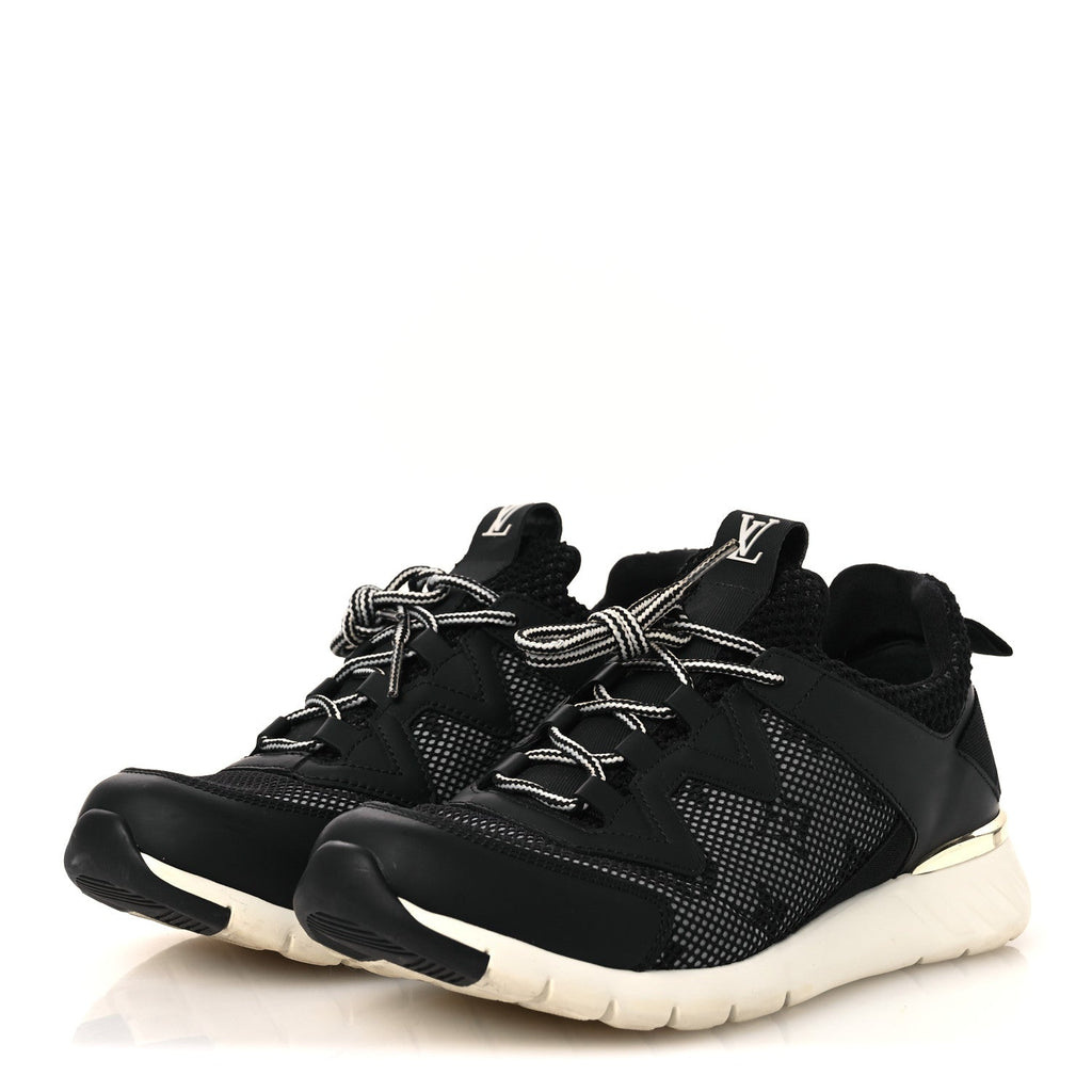 Technical Nylon Monogram Rubber Aftergame Sneakers 37 Black £¨ Direct shipment via from wholesalehk.shop