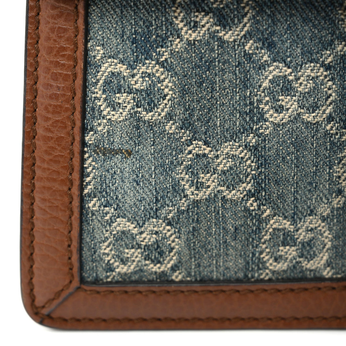 New Denim GG Monogram Dollar Calfskin Enamel Mini Dionysus Shoulder Bag Blue Tea Cuir Epilog Electric Blue wholesalehk.shop