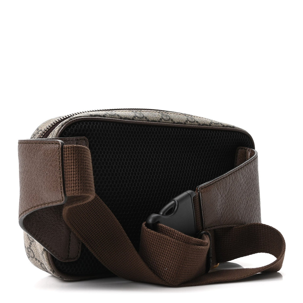 Soft GG Supreme Monogram Medium Ophidia Belt Bag Dark Brown wholesalehk.shop