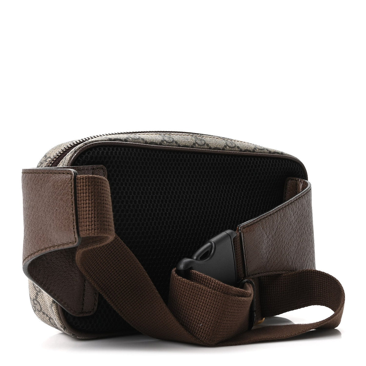 Soft GG Supreme Monogram Medium Ophidia Belt Bag Dark Brown wholesalehk.shop