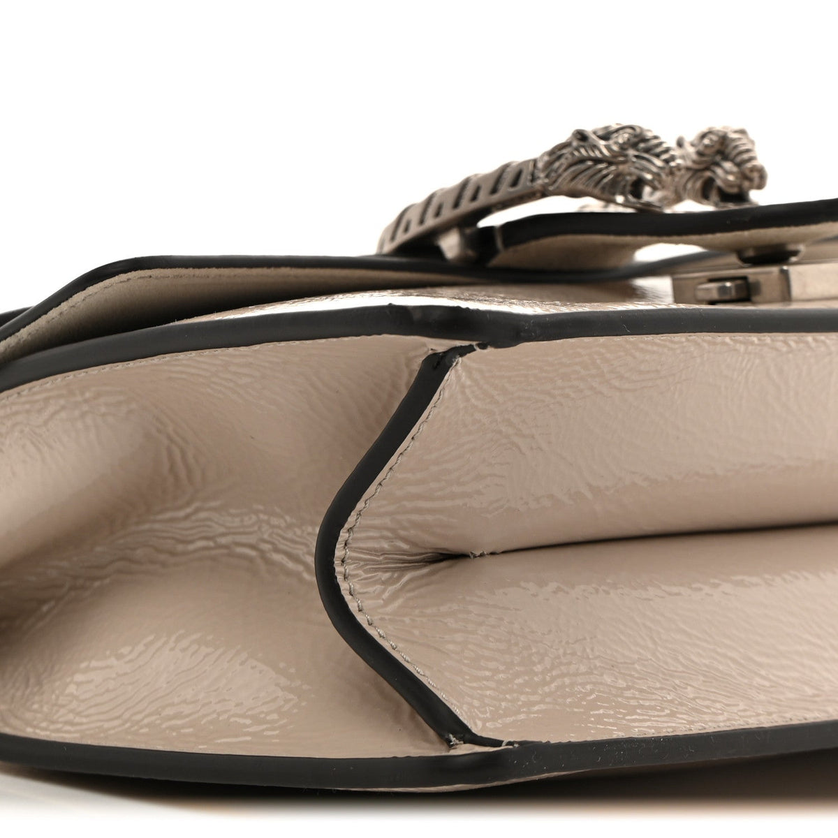 Crinkled Patent Small Dionysus Top Handle Bag Sphinx wholesalehk.shop
